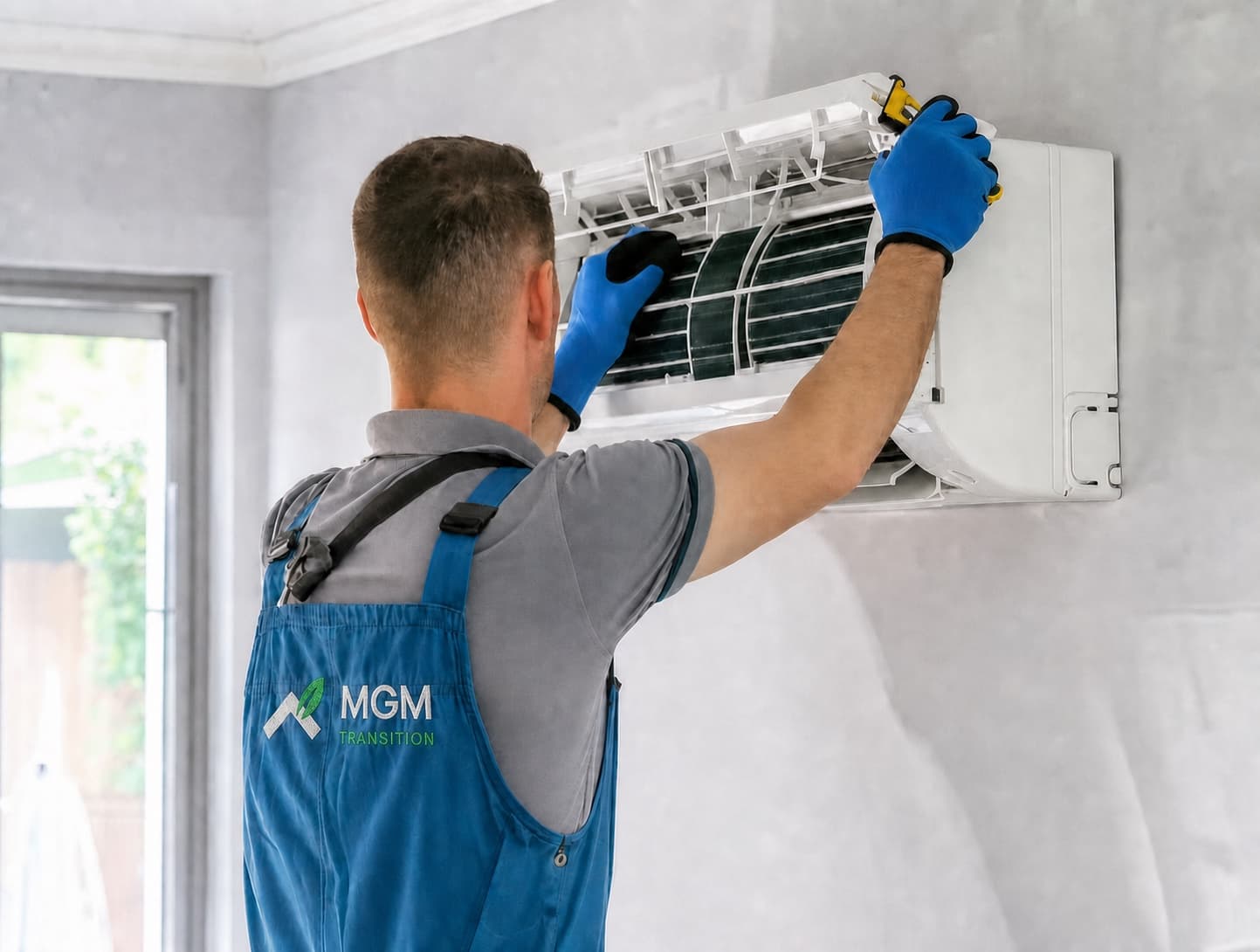 Climatisation réversible installée par MGM Transition